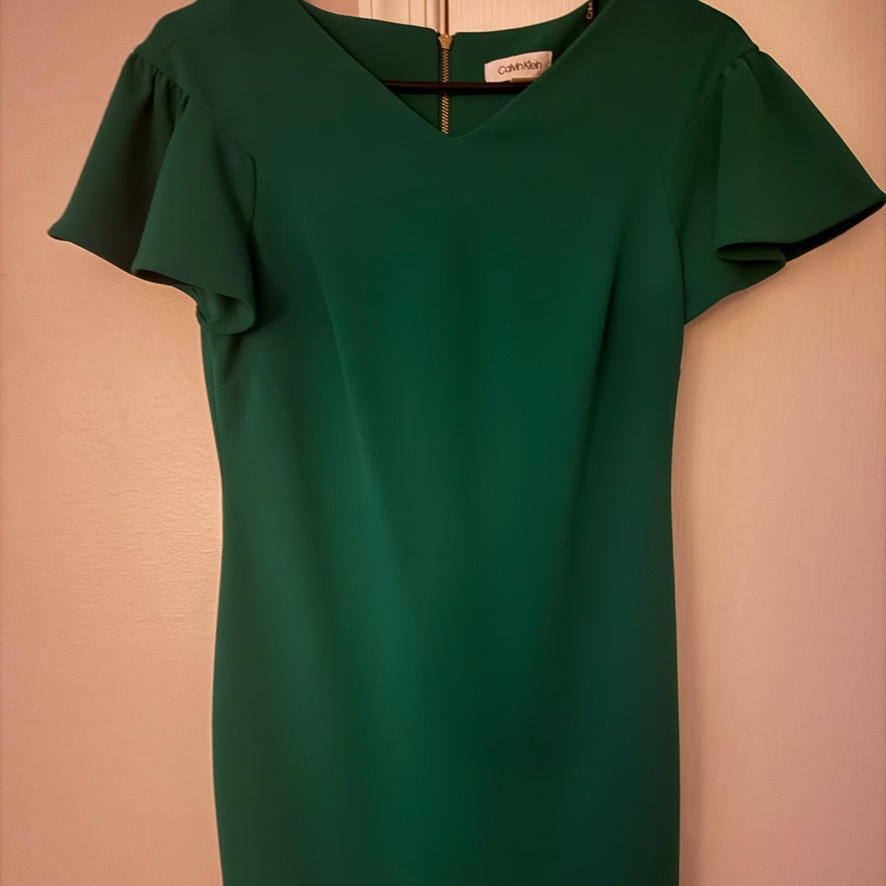 Calvin Klein Women's Emerald Midi Dress